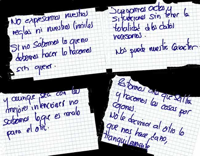 Mis conclusiones y teorias.... siempre contrastables